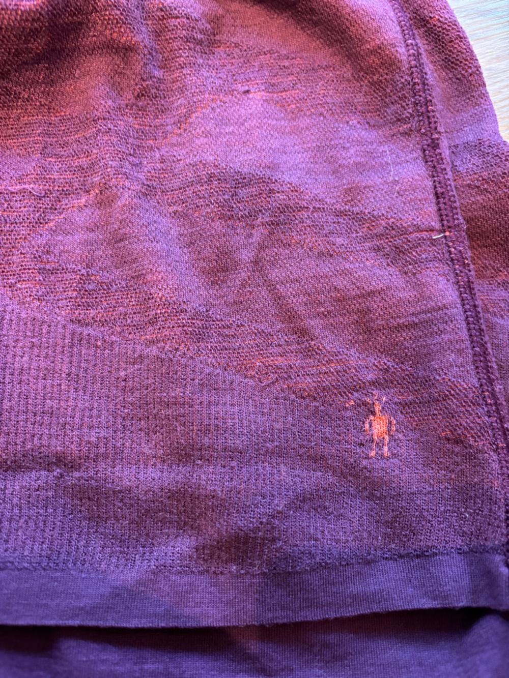 Smartwool Women’s Intraknit Merino Crew Base Layer Top Berry Size Large Read* - Picture 12 of 13